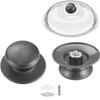 1/2Pcs Pot Lid Knob  Universal Replacement Pan Lid Cover Knobs Glass Lib Cover Knob Cap for Kitchen Saucepan Cookware Handgrip