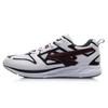 Li Ning Амортизирующие Нескользящие Легкие Низкие Беговые Кроссовки Мужские Белый Черный ARHP103-1