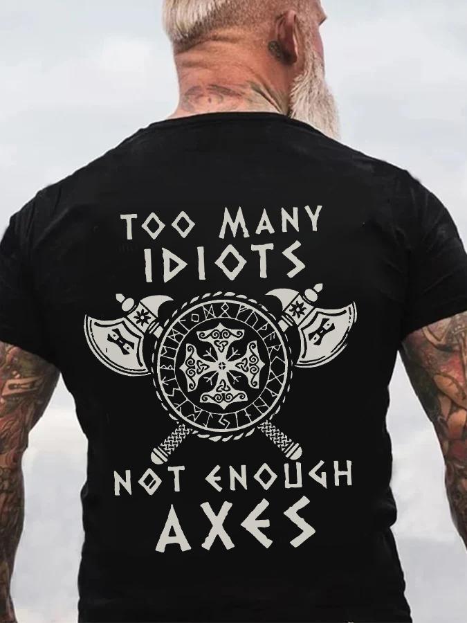 Viking 100% хлопок мужская гавайская рубашка Y2K летняя американская уличная с коротким рукавом мужская мода оверсайз футболка повседневная свободная уличная одежда