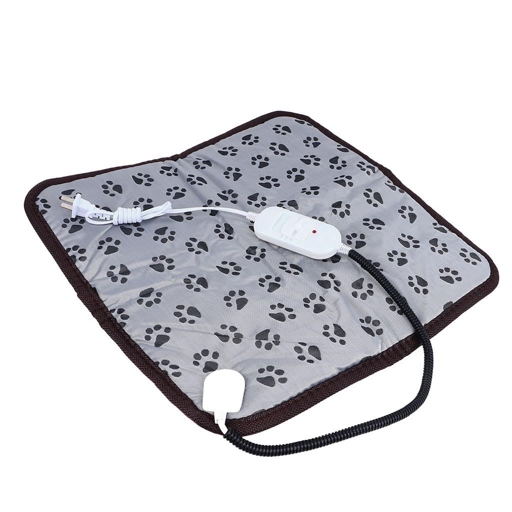 Electric Pet Heating Pad Waterproof Bite Resistant Adjustable Temperature Heated Pad Blanket for
