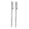2PCS Telescopic Test Rod with Pen Clip Stainless Steel Detection Stick for Picking Metal Parts