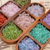 Glass Halo Staining Sprinkles Bamboo Beads Ancient Style Loose Beads Handmade Diy Hand Beaded Beads Accessories Glaze Imitation Jade Beads Materials