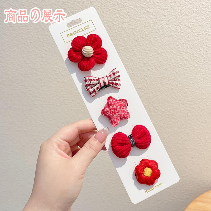 LEACAGR Детские волосы Детские волосы Челка Волосы Подарок на день рождения Заколка, Шпилька, Девочки, Дети, Аксессуар, Заколка, Аксессуар, Камидоме, Милый, Стильный, (Набор 10)