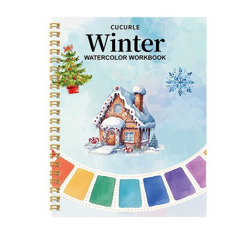 Watercolor workbook watercolor special coloring book exercise book flower and bird watercolor painting book