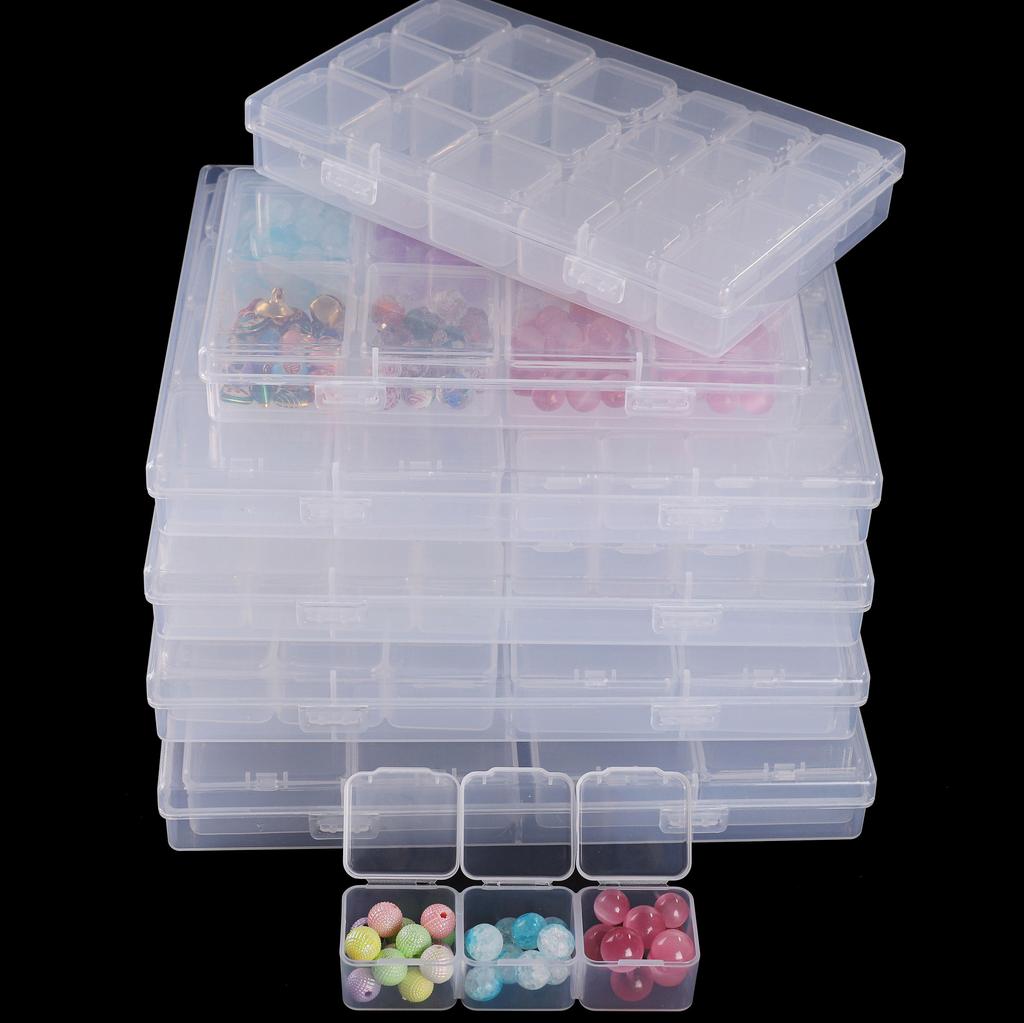 PP Material Multifunctional Portable Storage Box For DIY Bracelets Necklaces Jewelry Arrange Storage