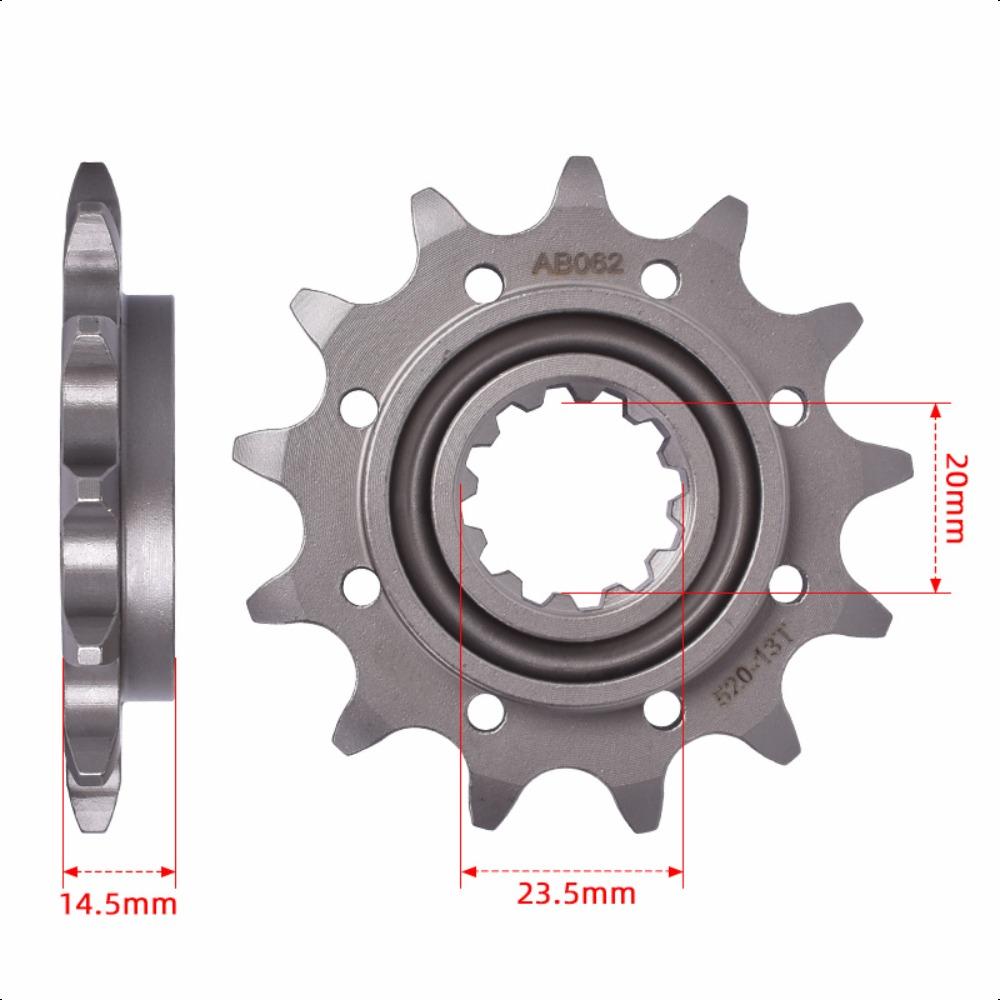 520 13T 51T Motorcycle Front Rear Sprocket Gear Wheel Cam for Honda CRF450 -2025 CRF 450
