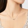 Chain Pr 925 With -Plated Heart Wings Heart Pendant