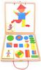 DJECO Geoform Set Box Tangram Магнитная головоломка для детей 4 лет Развивающая игрушка Магнитные строительные блоки для детей 3 лет (DJ03130)