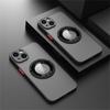 Magsafe Магнитный чехол для телефона с беспроводной зарядкой для iPhone 14 13 12 11 Pro Max Mini Plus, защита объектива, логотип, броня, матовый чехол