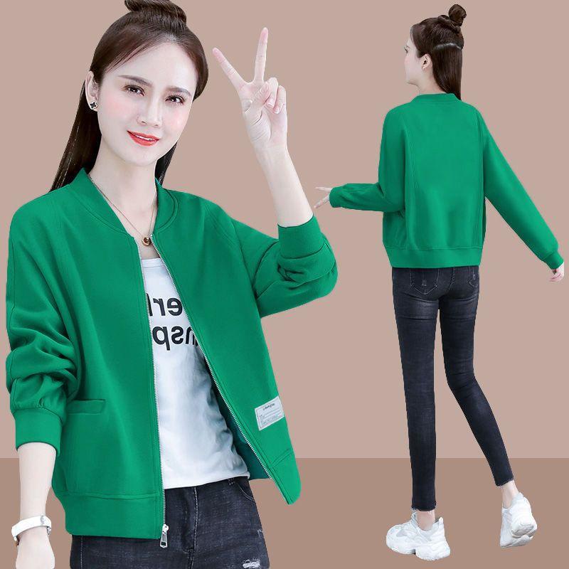 Куртка женская, женский свитер больших размеров, женская короткая весенне-осенняя свободная и тонкая модная куртка-кардиган