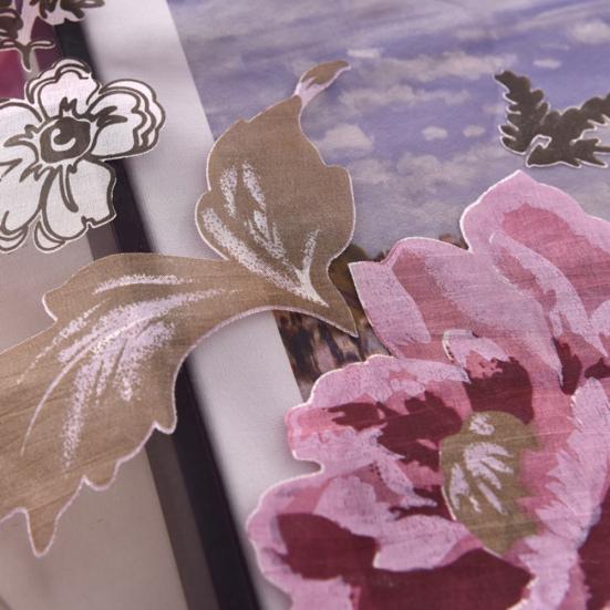 Фантастические римские шторы с цветочным принтом, кухонный ламбрекен, тюлевая прозрачная панель, драпировка для окна спальни, KTY