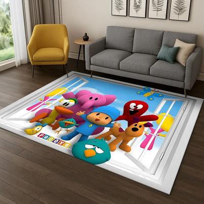 3D P-Покойо Элли Пато Мультяшный Ковер Коврик для Спальни Гостиной Дивана Домашний Декор, Детская Игровая Зона Коврик Нескользящий Напольный Коврик Подарок