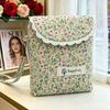 Pastoral Style Lipstick Makeup Bag Cotton Cosmetic Bag Sanitary Napkin Storage Bag  for Women Girls