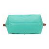 Longchamp Le Pliage 28 Сумка-тоут "Пельмень" на кнопке-молнии с длинными ручками из канваса и кожи Маленькие женские сумки-тоут Бирюзово-синий 2605089P70