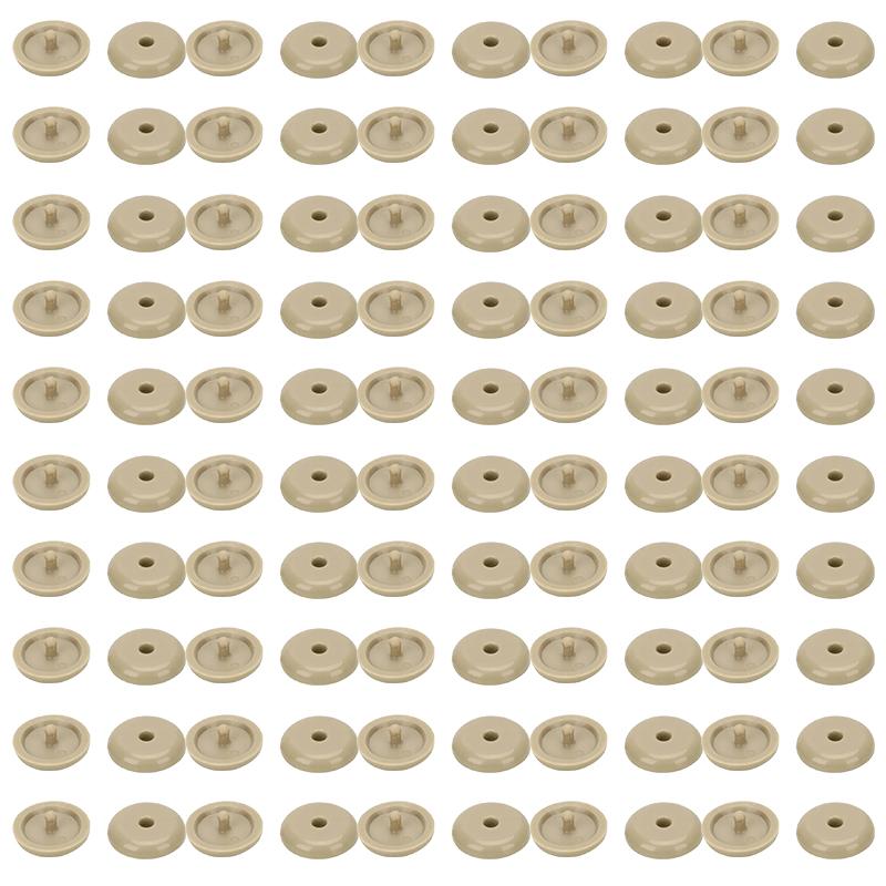 10/50pcs Car Safety Seat Belt Buckle Stopper Automobile Seatbelt Spacing Limit Stop Plastic Black Gray Beige Button Accessories