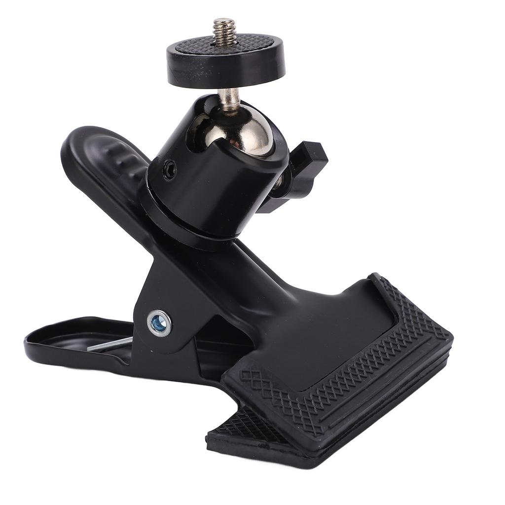 360 Degrees  Rotation Camera Clip Clamp Flash Reflector Holder Mount with Hot Shoe Base for Camera Accessory