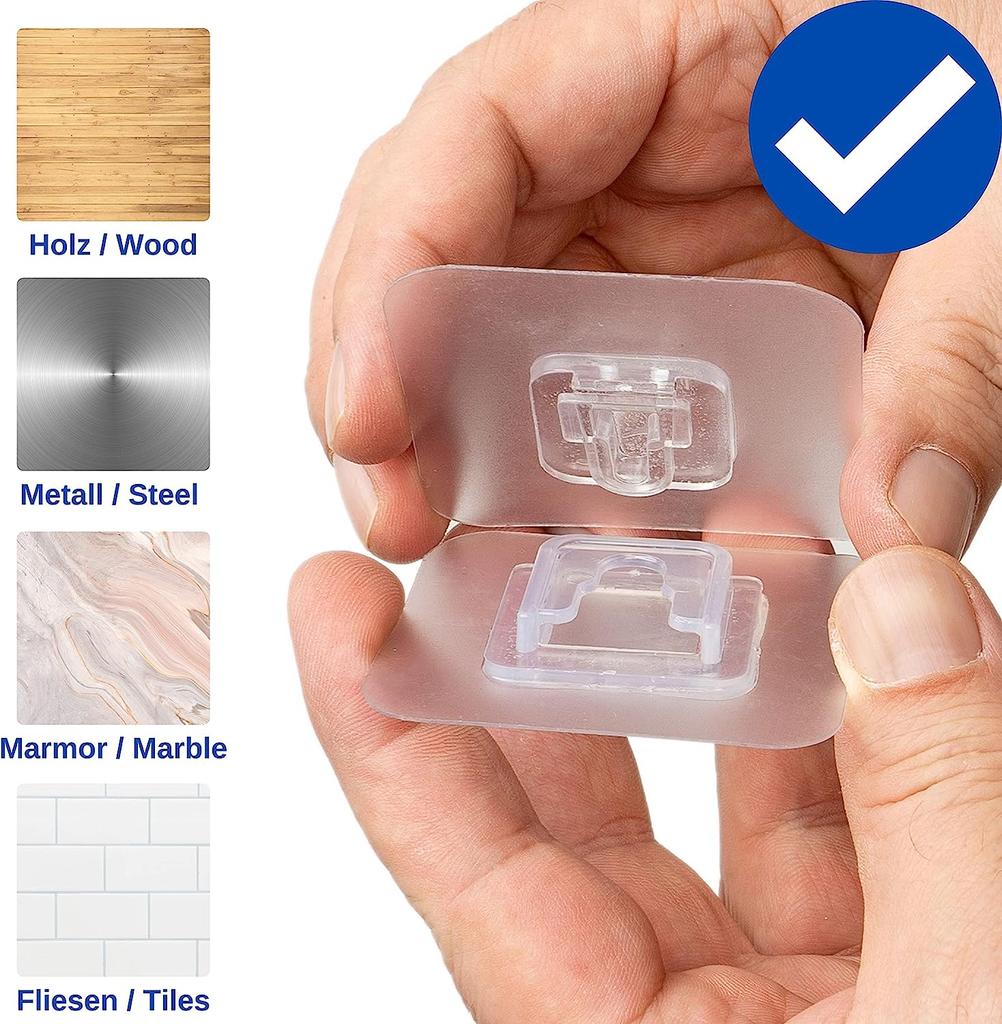 Пластиковая пряжка настенная бесшовная наклейка на крючок прочная без гвоздей прозрачная матовая нашивка на крючок аксессуары держатель без перфорации