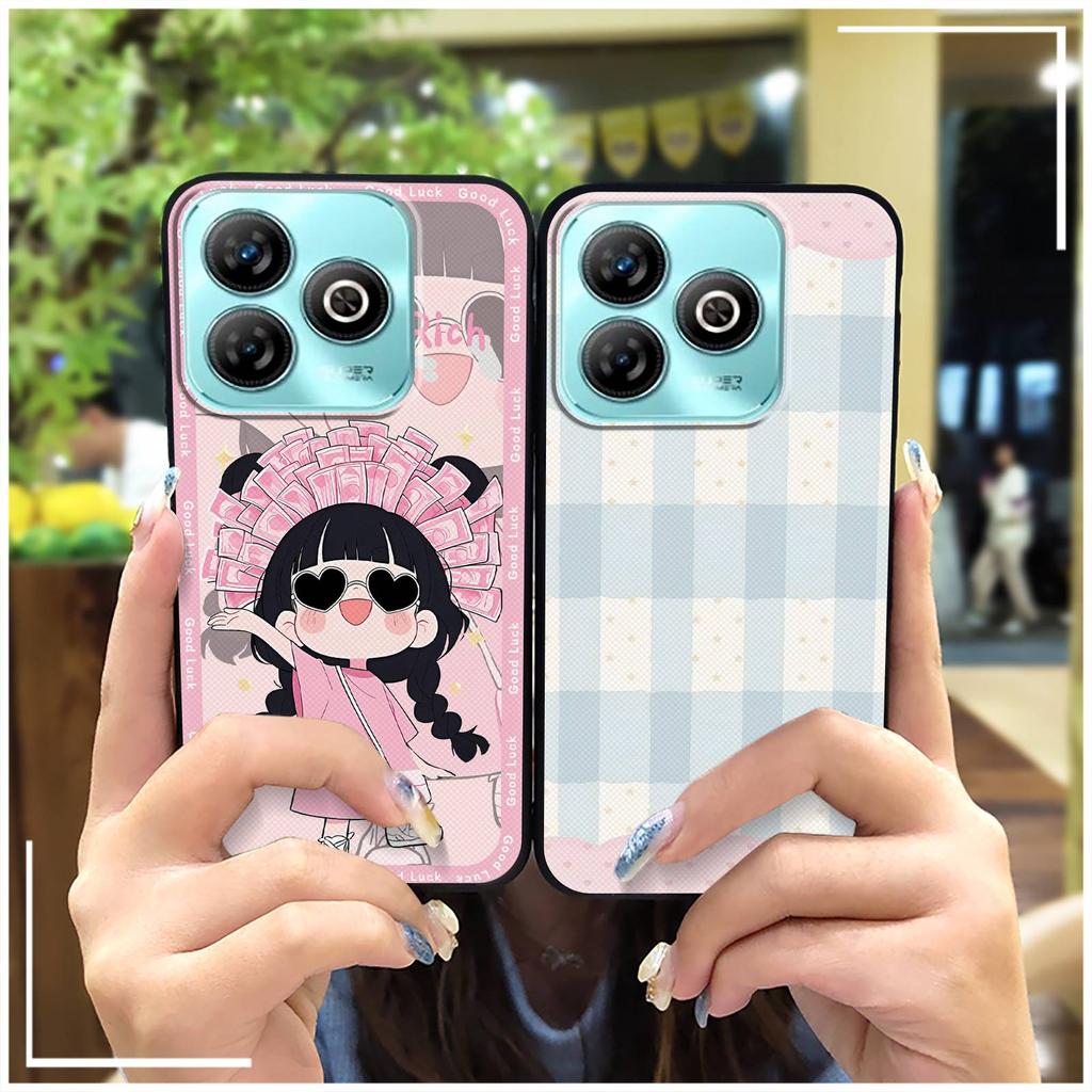 Shockproof Protective Phone Case For ZTE Blade A75 4G/Z2359 Full Wrap Anti-dust Back Cover Cute TPU Fashion Design