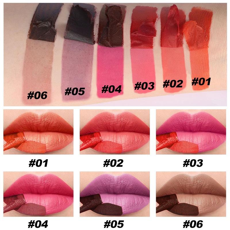 Peel-Off Tattoo Mask Lip Gloss Lip Liner Водостойкий стойкий матовый оттенок для губ Red Brown Contour Tear-off Lips Stain Cosmetic