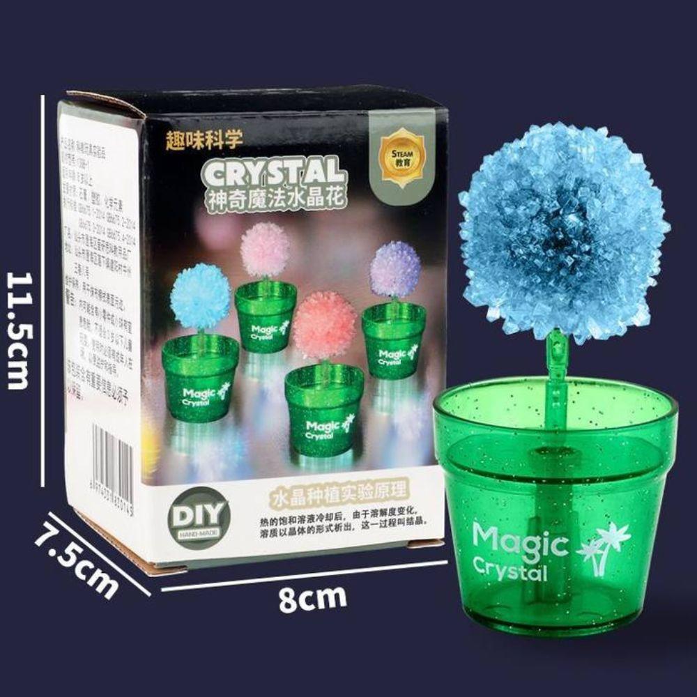 Colored Crystals Crystal Trees Growing Kit Flower Shaped Crystal Making Kit Girls