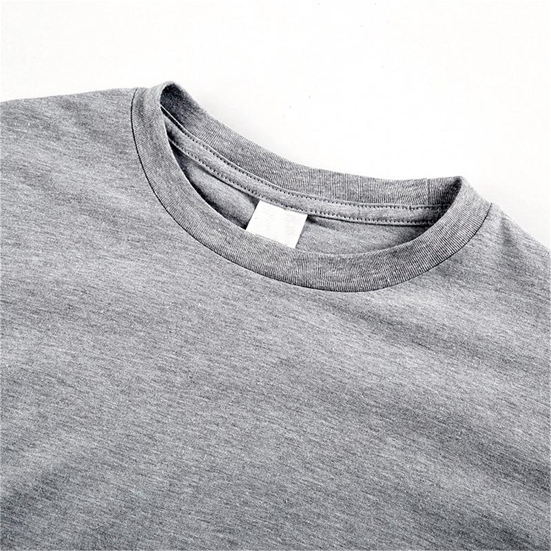 Tricou Homer Simpson Minion Print Tops  Gray Cotton Tshirt  Harujuku Fashion Short Sleeve Tees