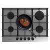 Gas Hob - CECOTEC - Bolero Squad G 5400F - 5 Burners - Stainless Steel - WOK Burner