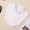 Fake Collar Women'S Versatile Pure Cotton White Fake Shirt Collar Shirt Collar Season Sweater Decorative Collar Organza