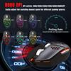 Honeycomb Hollow Mouse with Cooling Fan Adjustable Sweatproof Gaming Mouse