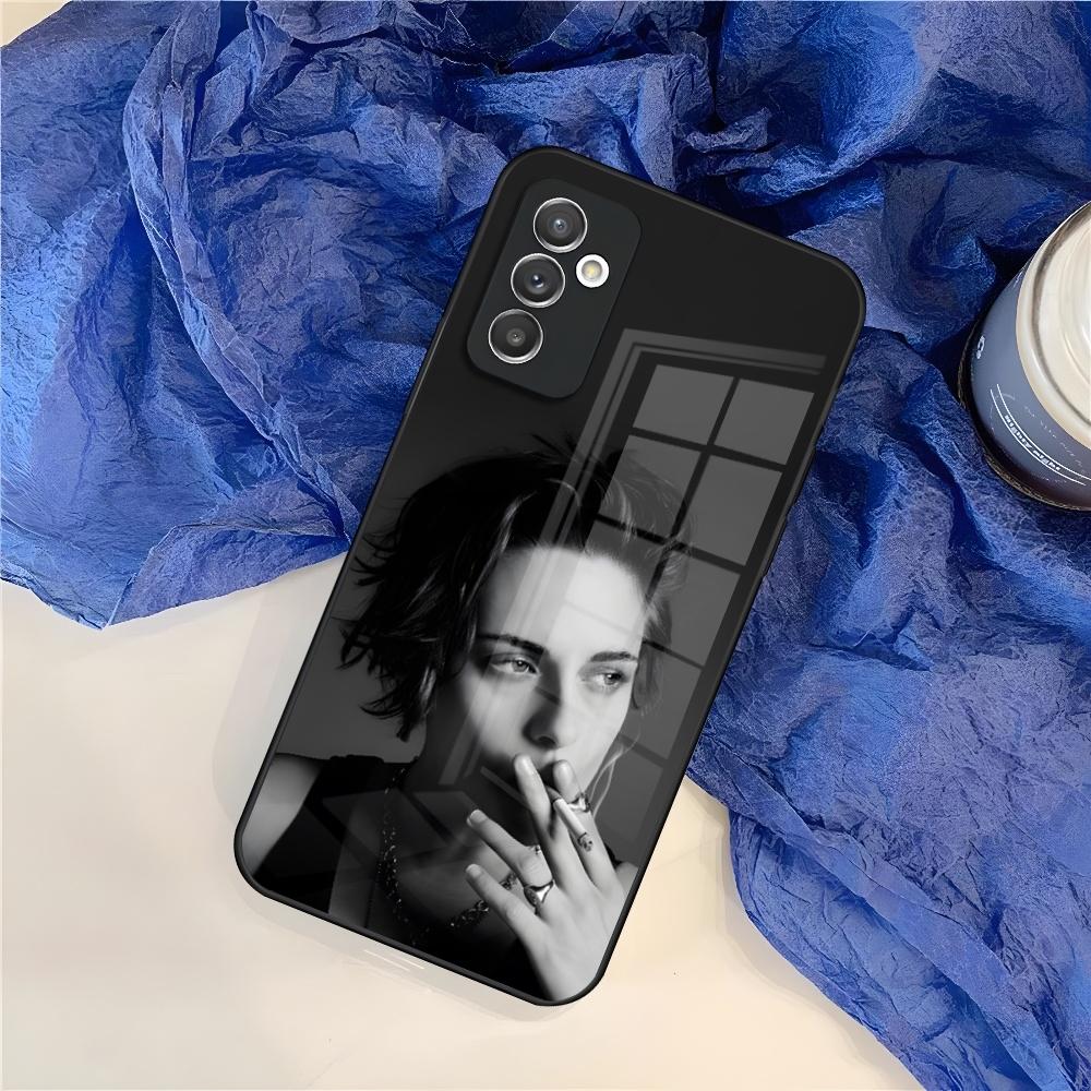 Потрясающая девушка Кристен Стюарт Чехол для телефона для Samsung Galaxy S26 S25 S24 S30 S21 S23 S20 S22 Fe Pro Edge Ultra Plus Стеклянный Чехол