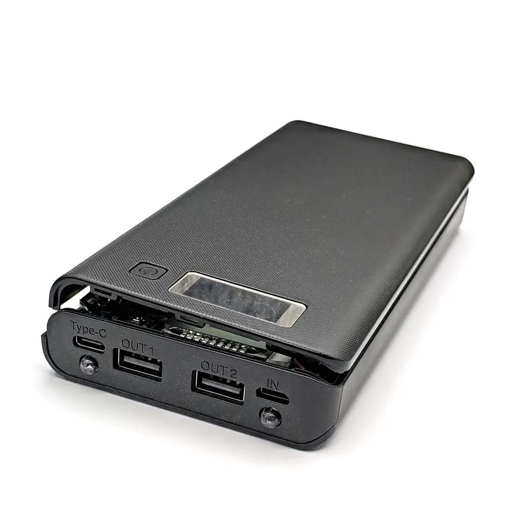 DIY Power Bank 18650 Battery Case Power Bank Battery Storage Box Powerbank Box Charger Shell Case 8*18650 Micro Type-c Interface