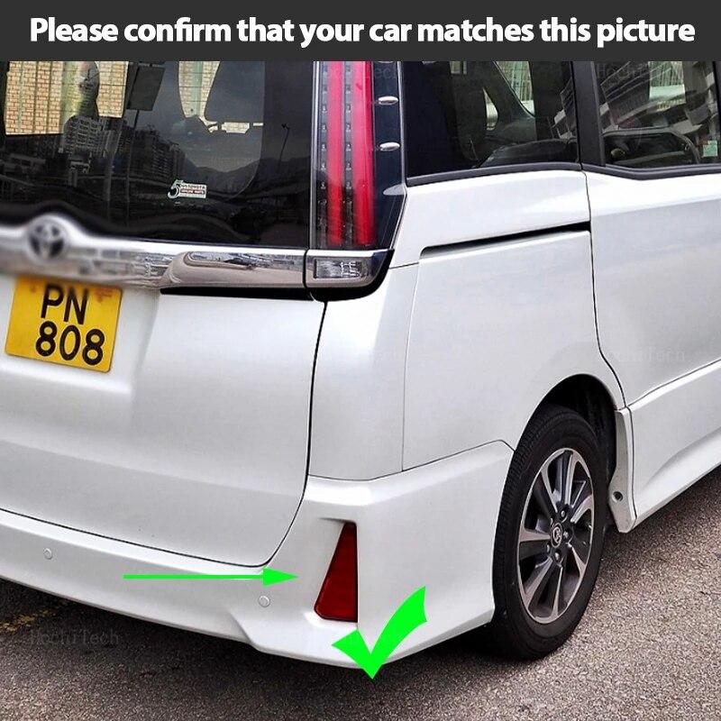 Автомобильный светодиодный отражатель, задний противотуманный фонарь, задний бампер, стоп-сигнал для Toyota NOAH VOXY 80 серии, авто