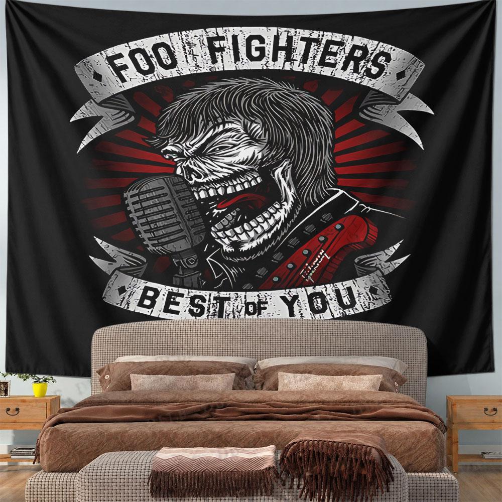Foo Fighters Best Of You Tapestry Wall Hanging Zombie Rock Band Art Decor for Bedroom Dorm Room