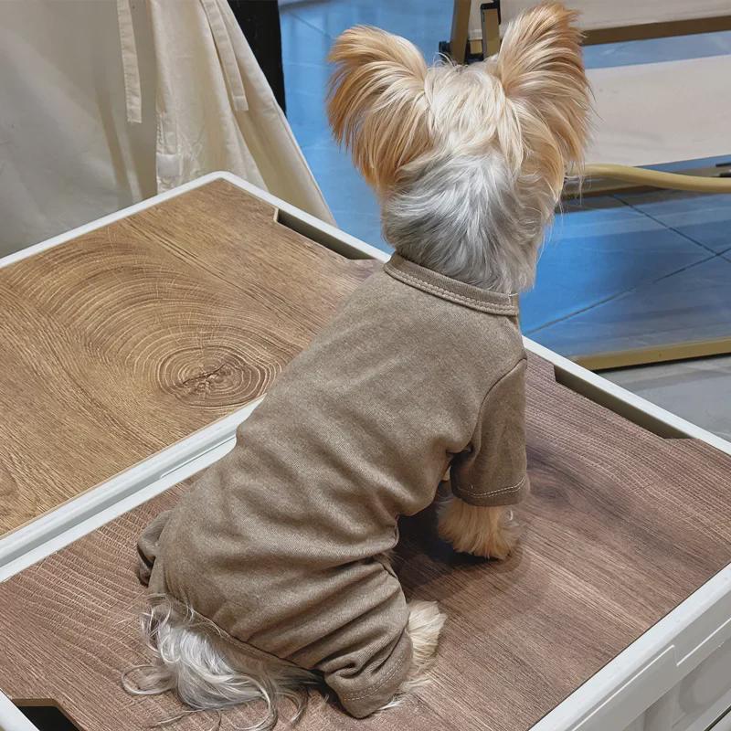 Korean-Style Autumn/Winter Four-Legged Pet Shirt for Small Dogs