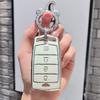 Чехол-защита из ТПУ для автомобильного брелока-ключа, оболочка, футляр для Hyundai Genesis G70 G80 Eq900 G90 3 4 кнопки, аксессуары