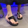 Women's Versatile Fashion Casual Beach Shoes Ultra-light Flip-flops Shoes 2025 Summer and Autumn New Thick-soled Cool Slippers