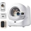 Petkit – Robot litière automatique pour chat Puramax 2 – Bac connecté 58x53x52.5cm – Nettoyage automatique – Anti-odeur et anti-fuite