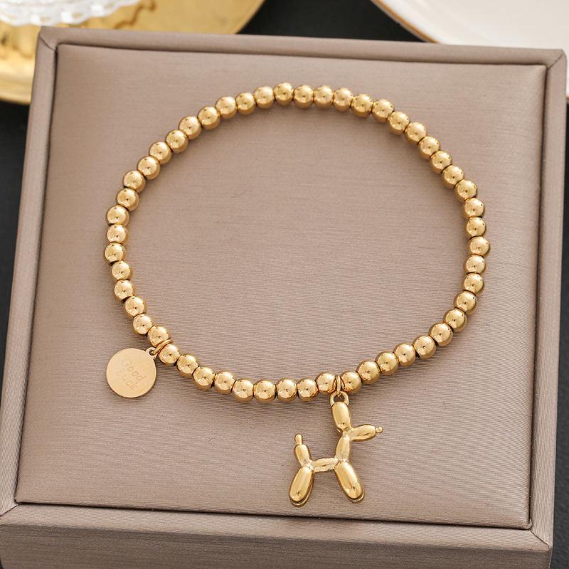 Женский модный браслет из титановой стали: Элегантный японский и корейский дизайн, Нержавеющая сталь с защитой от выцветания, Универсальные ювелирные изделия.