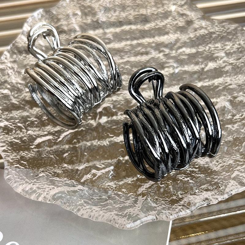 UXSL Винтажные неровные металлические заколки для волос для женщин, девушек, заколка для высокого хвоста, фиксированные заколки, заколка-краб, модные аксессуары для волос