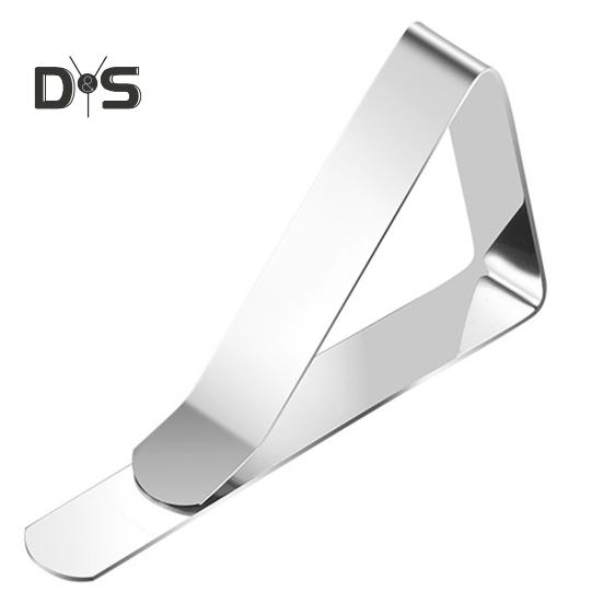 6/12/24 шт. зажим для скатерти из нержавеющей стали, нескользящий, прочный, для использования в помещении, на открытом воздухе, на свадьбе, на пикнике, на кемпинге, держатель для крышки стола, треугольный фиксирующий зажим