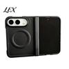 Wireless Charging Compatible Case Magnetic for IPhone 18, Faux Leather Phone Cover with Hinge Soft Hard Hybrid Protection, Full Body Shockproof