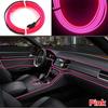 5M Car Interior Accessories Atmosphere Lamp EL Cold Light Line With USB DIY Decorative Dashboard Console Auto LED Ambient Lights