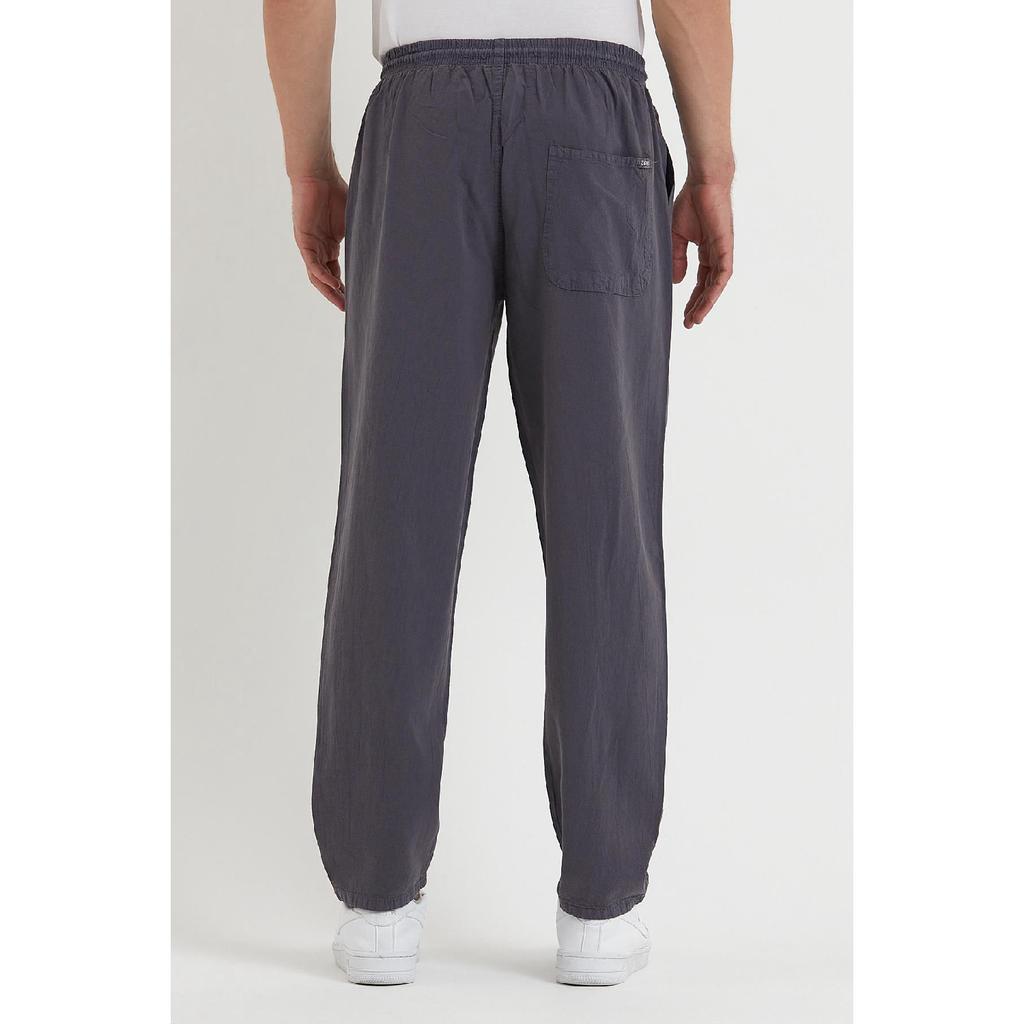 Черные мужские льняные брюки 1480