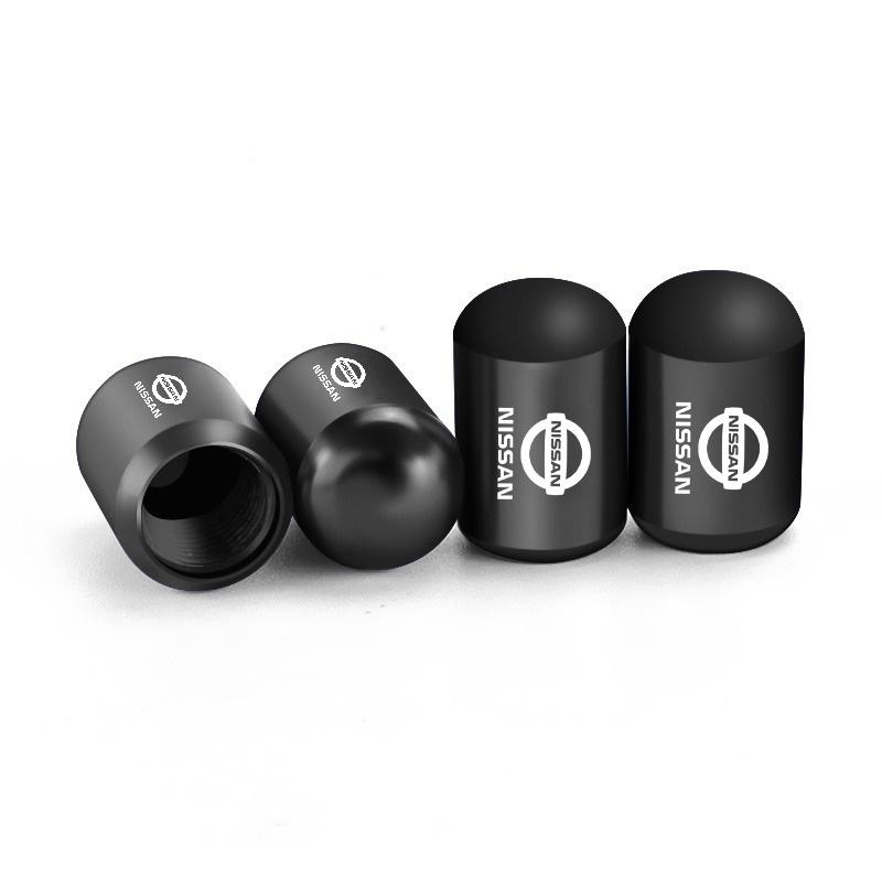 For Nissan MBQ14pc 3D Aluminum Alloy Car Badges Wheel Tire Valve Cap Covers Auto Accessories for Nissan X-trail Qashqai Note Juke Sentra Patrol
