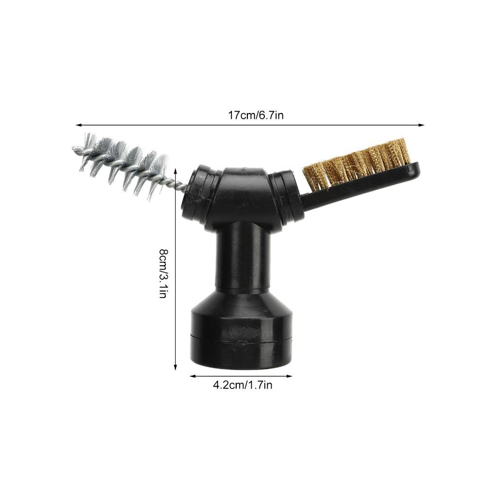 2PCS ABS Handle Battery Terminal Cleaner Aluminum Alloy Rust Removal Tool Maintenance Technician