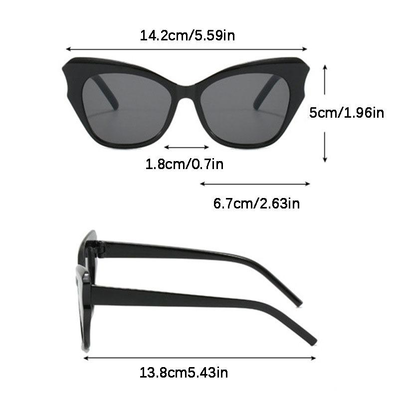 Неполяризованные солнцезащитные очки «кошачий глаз» в винтажном стиле для женщин, треугольные солнцезащитные очки «кошачий глаз» в винтажном стиле, модные градиентные солнцезащитные очки для женщин в ретро-стиле, зеркальные, для улицы, оттенки