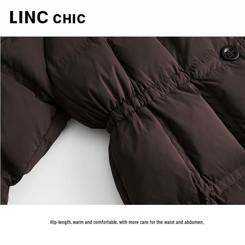 Женская короткая свободная пуховая куртка Jinyujie с большим воротником