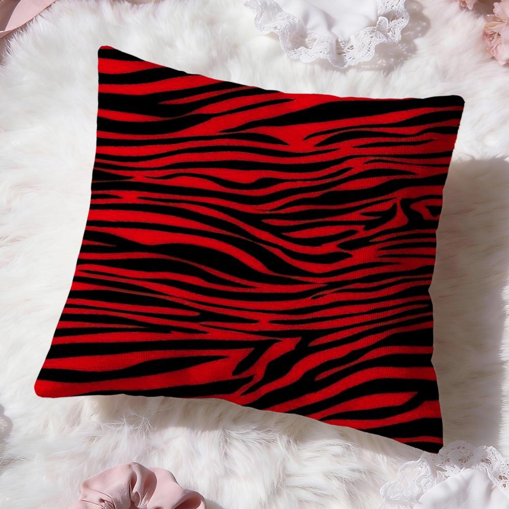 Zebra Stripes Cushion Cover Premium Comfort Reversible Pillow Cove Two in One Design for Any Room Car Interior