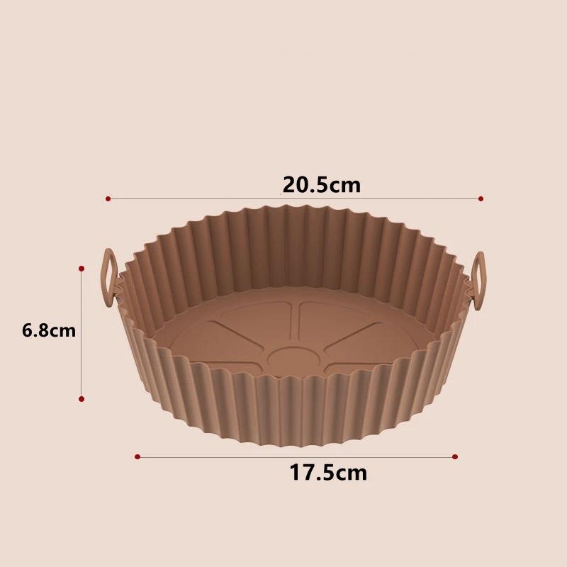 Air Fryer Silicone Baking Tray Food Safe Reusable Silicone Mold Microwave Pads Baking Mat Oven Air Fryer Liner Silicone Mold