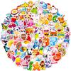 100 Small Size Mixed Graffiti Stickers Water Cup Guitar Suitcase Waterproof Hand Tent Cute Stickers