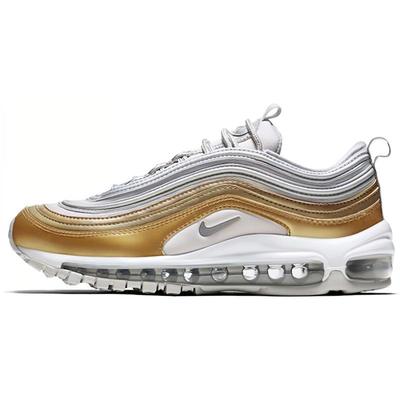 Женские кроссовки Air Max 97 Vast Grey Metallic Gold Повседневная обувь AQ4137-001